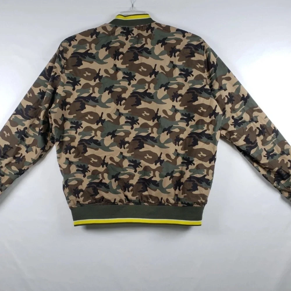 DENIM & FLOWER Camouflage Bomber Jacket USA L MEX 42